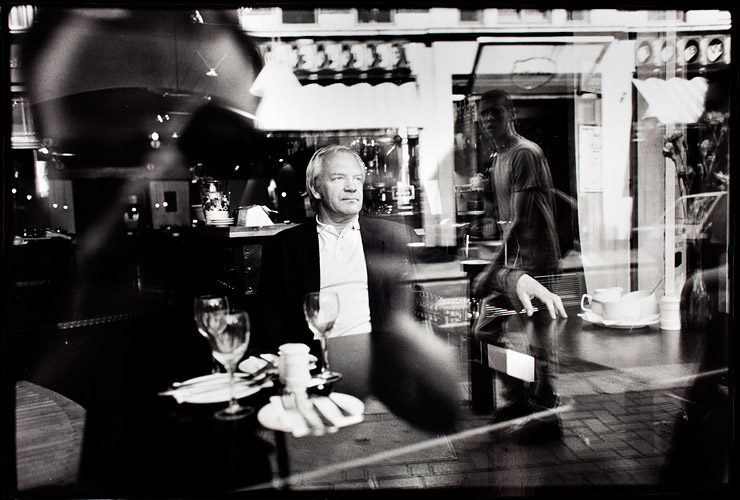 Bonos bror Norman Hewson på sin restaurang Tosca i Dublin. 