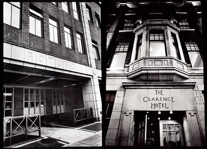 På Rotunda Hospital i Dublin föddes Bono.                                           Hotellet The Clarence i Dublin ägs av Bono och The Edge. 